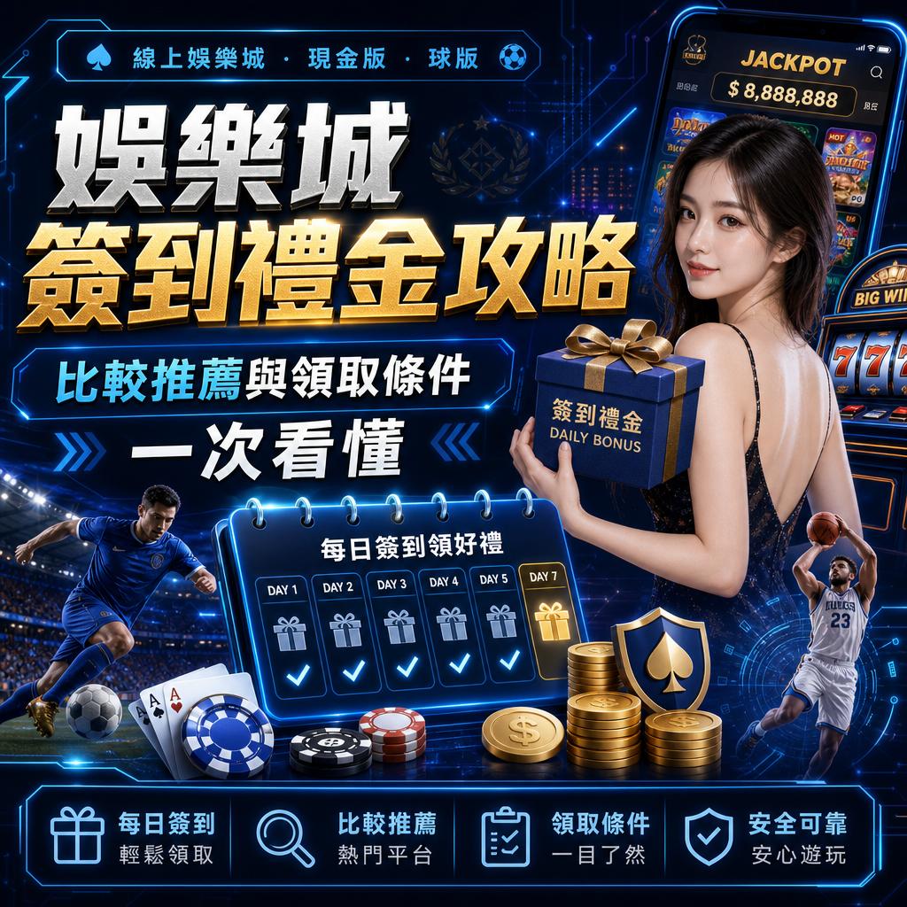 娛樂城簽到禮金攻略:比較推薦與領取條件一次看懂