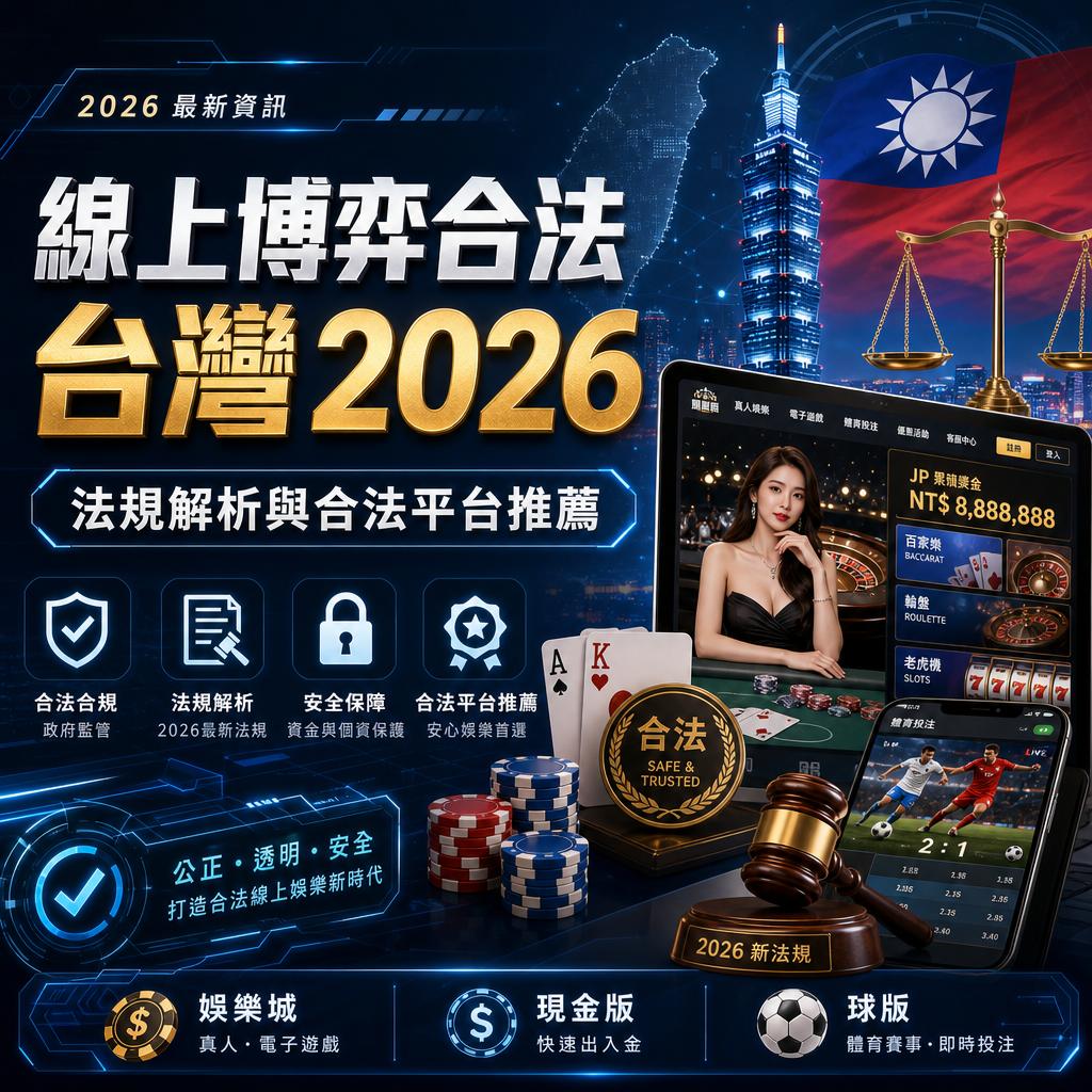 線上博弈合法 台灣 2026 法規解析與合法平台推薦